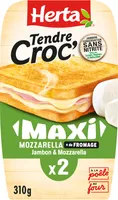 HERTA Croque-Monsieur Maxi mozzarella CSNx2 310G