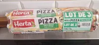 HERTA Pâte à Pizza Fine et Ronde Lot 3