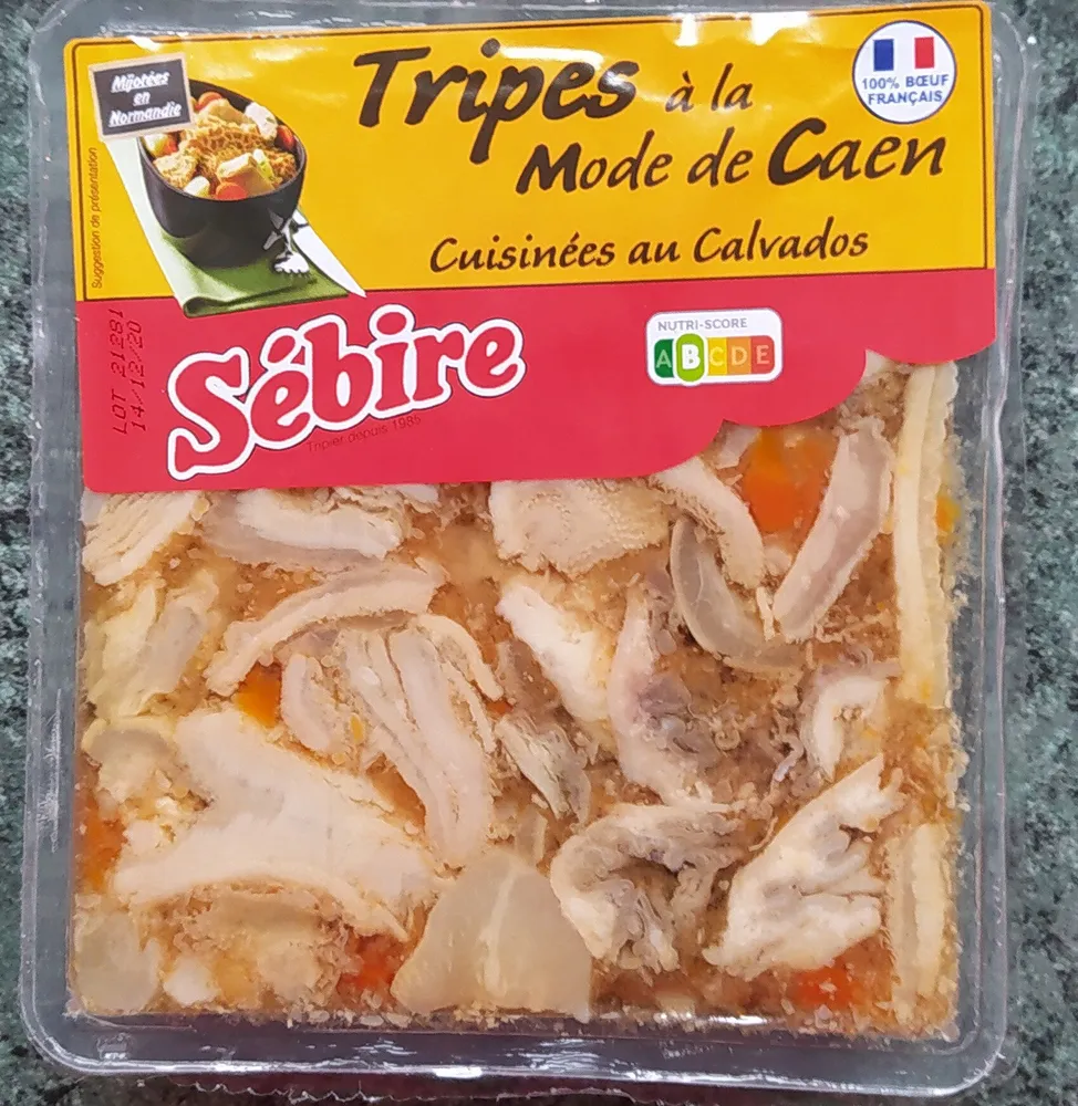 Tripes mode de Caen