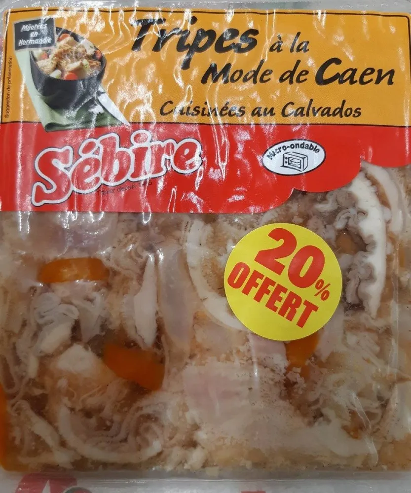 Tripes à la mode de Caen - 20% offert