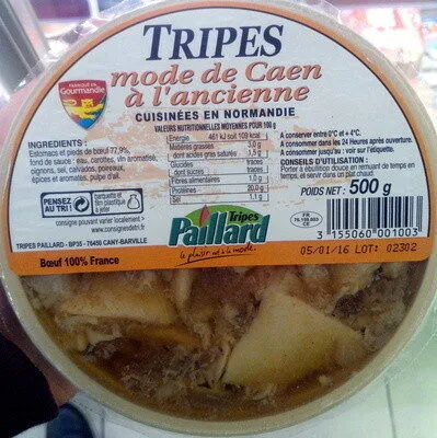Tripes mode de Caen à l'ancienne