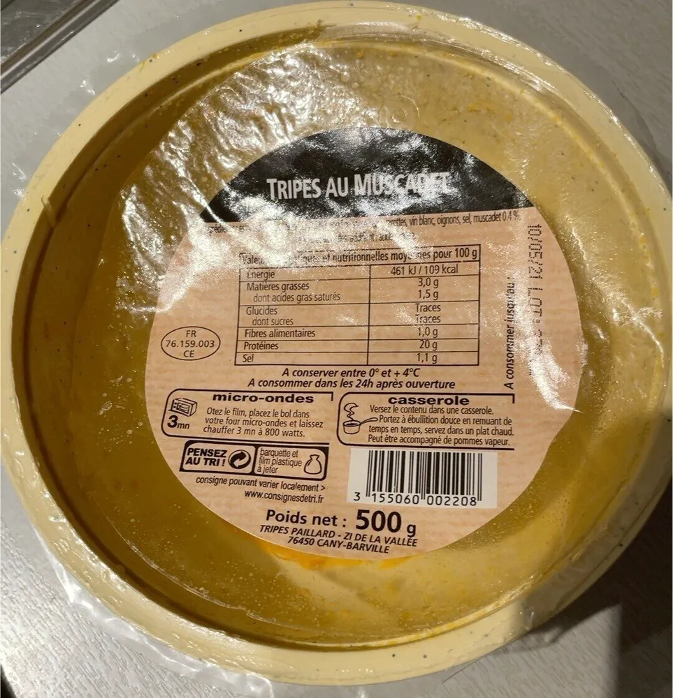 Tripes au muscadet