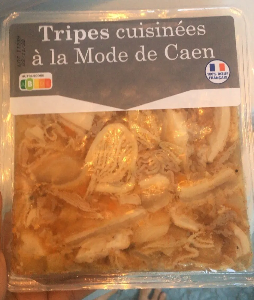 Tripes cuisinées a la mode de Carn