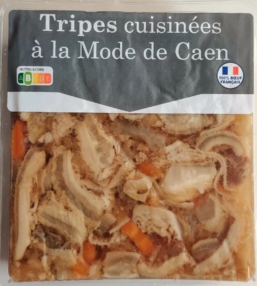 Tripes cuisinées à la mode de Caen