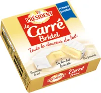 President carre bridel familial 350g