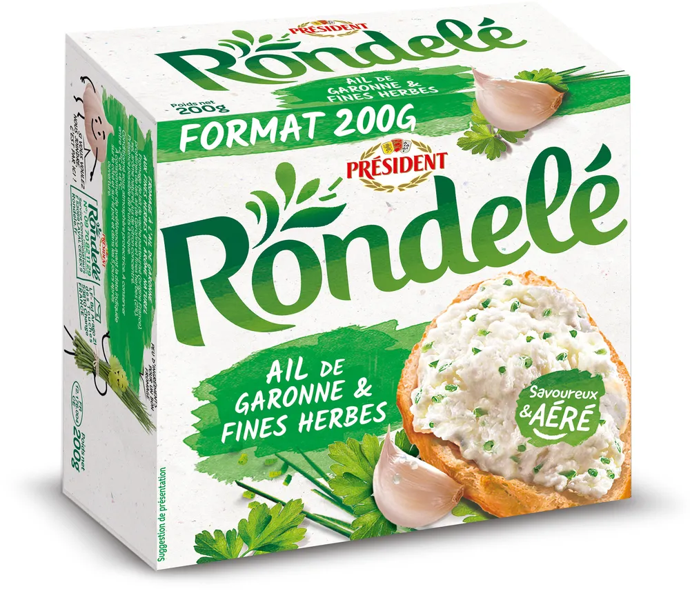 RONDELE AIL DE GARONNE & FINES HERBES MAXI FORMAT 200g