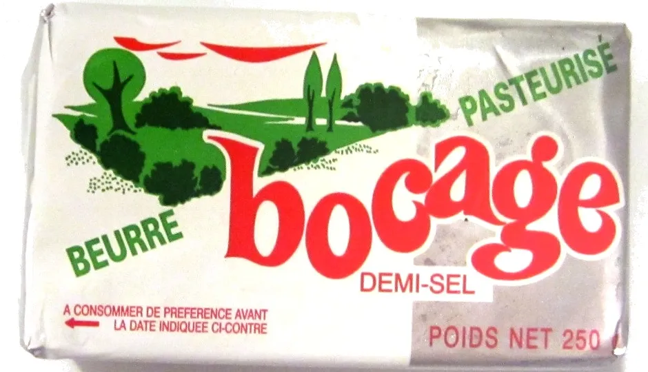 Beurre pasteurisé demi-sel (80 % MG)