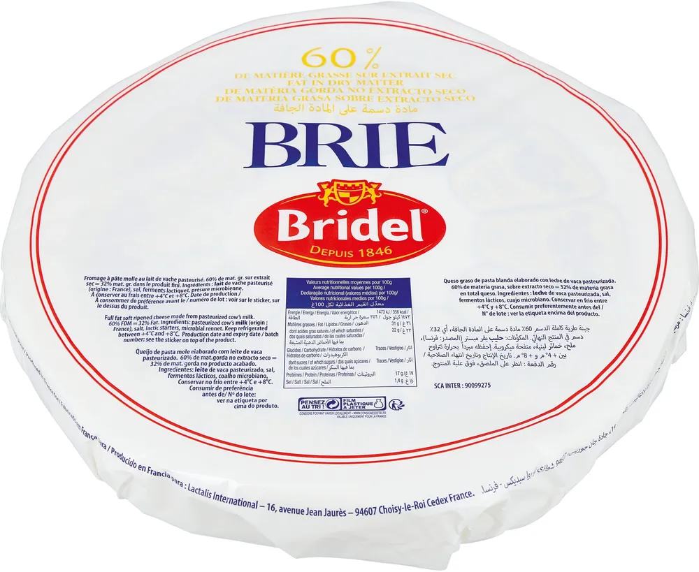Brie bridel 60% 2k9