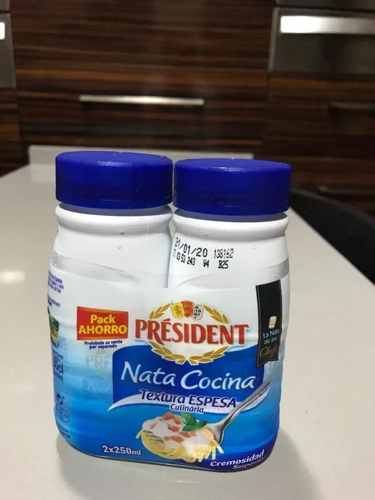 Nata líquida espesa para cocinar ahorro