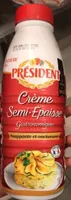 Crème entière semi-épaisse