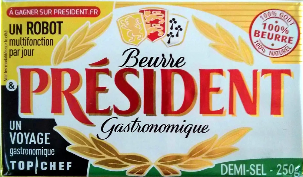 Beurre gastronomique président