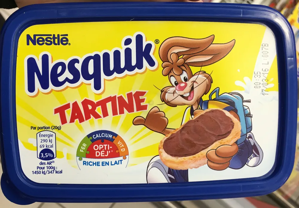Nesquik Tartine