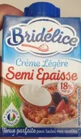 Crème légère semi épaisse 18%