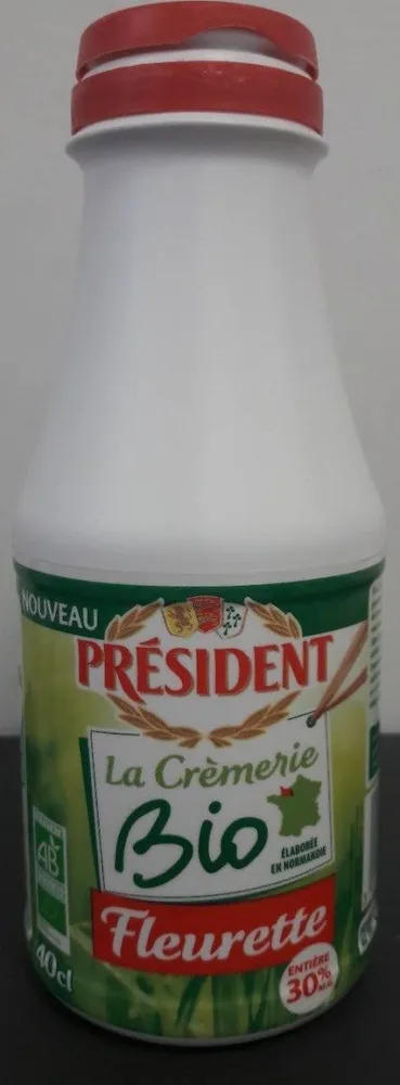 Crème fleurette Bio