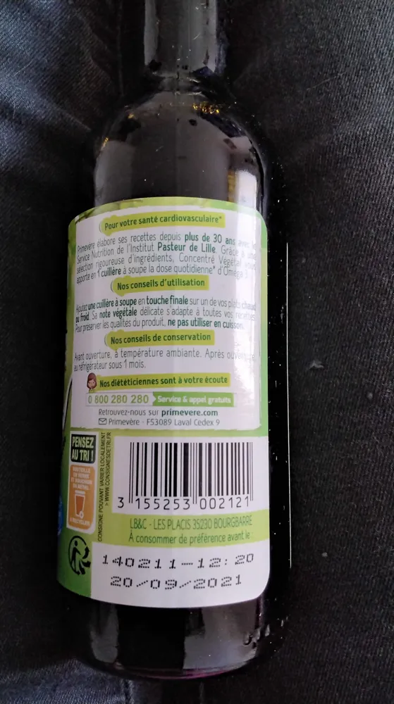 Concentré végétal Omega 3