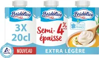 Crème UHT Semi-Épaisse Extra Légère 4% MG