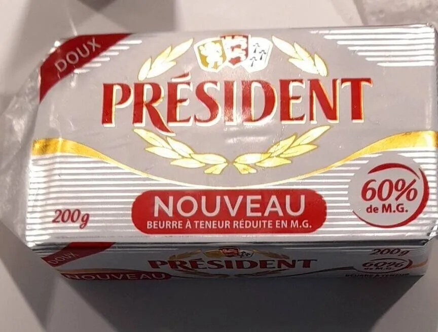 Beurre doux 60%