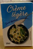 Crème légère, semi épaisse