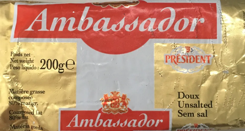 President Ambassador Unsalted Butter