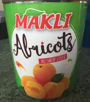 MAKLI Abricots au Sirop Leger 480 g Lot de 4