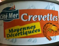Crevettes moyennes décortiquées