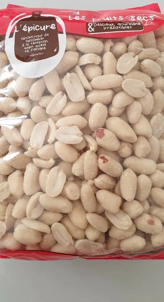 Arachides blanchies crues