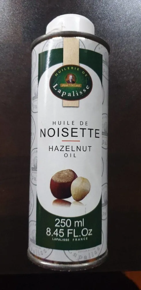 Huile de noisettes