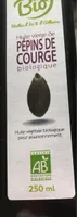 Huile vierge de pépins de courge biologique