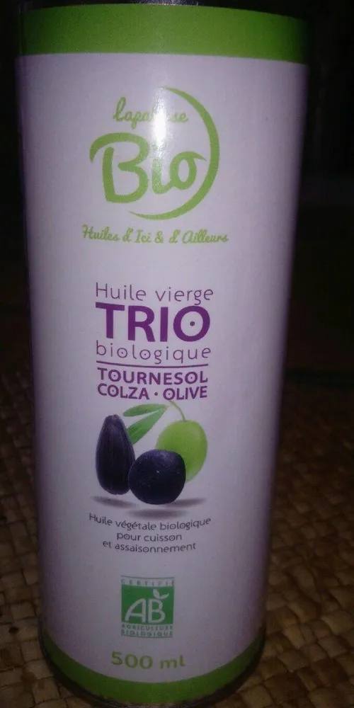 Huile vierge trio biologique