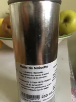 Huile de noisettes