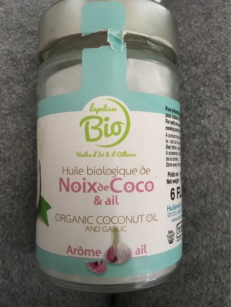 Huile biologique noix de coco