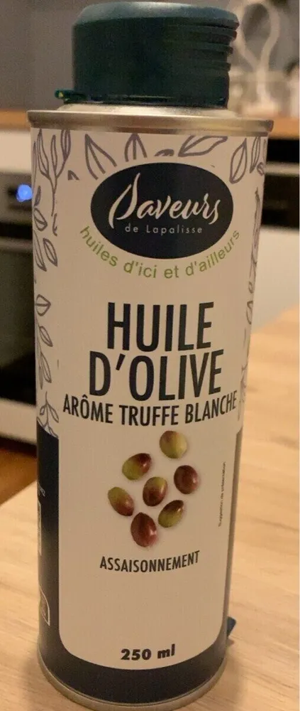 Huile d’olive arôme truffe blanche