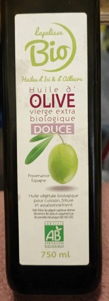 Huile d'Olive Vierge Extra Biologique DOUCE