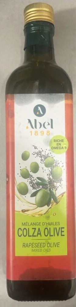 Mélange d’huile colza olive