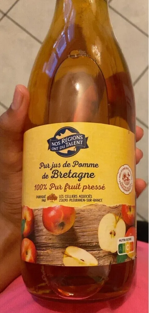 Pur jus de pomme se bretagne 100% pur frut pressé