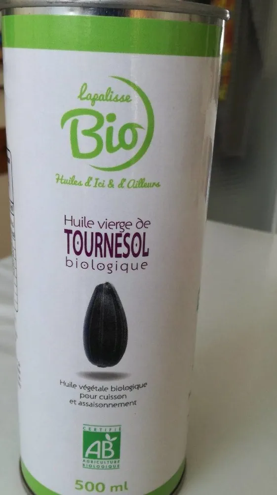 Huile vierge tournesol biologique