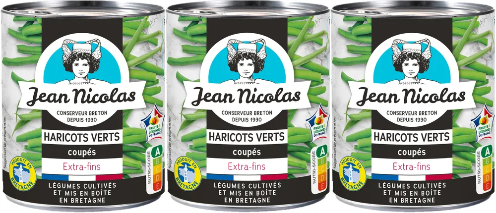 Haricots verts extra fins coupés