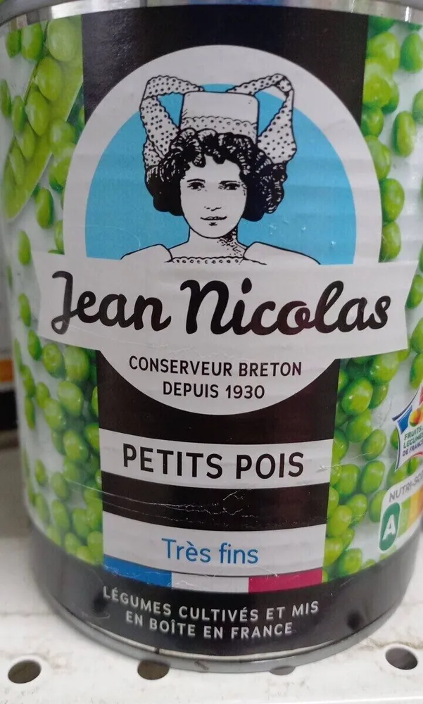 Petits pois à l'étuvée