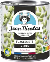 Flageolets extra fins Produit en Bretagne Jean Nicolas 530g