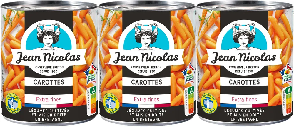 Carottes extra fines