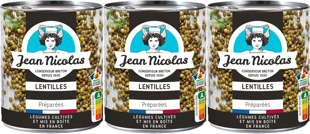 Tripacks 1/4ofx3 lentilles preparees