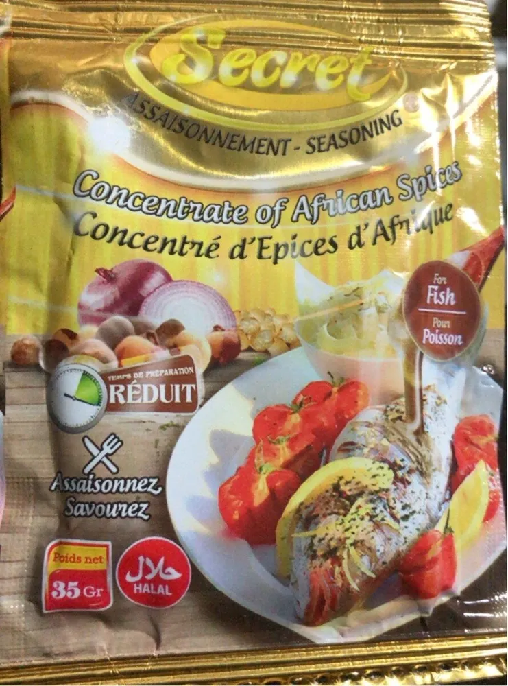 Concentrate of African Spices for Fish