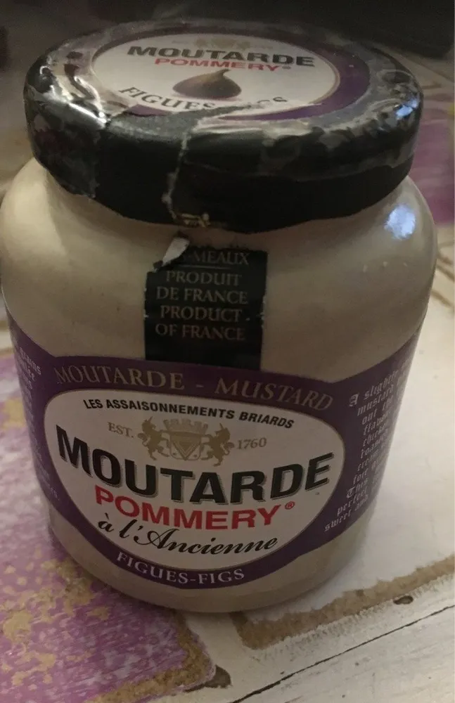 Moutarde à l'ancienne figue