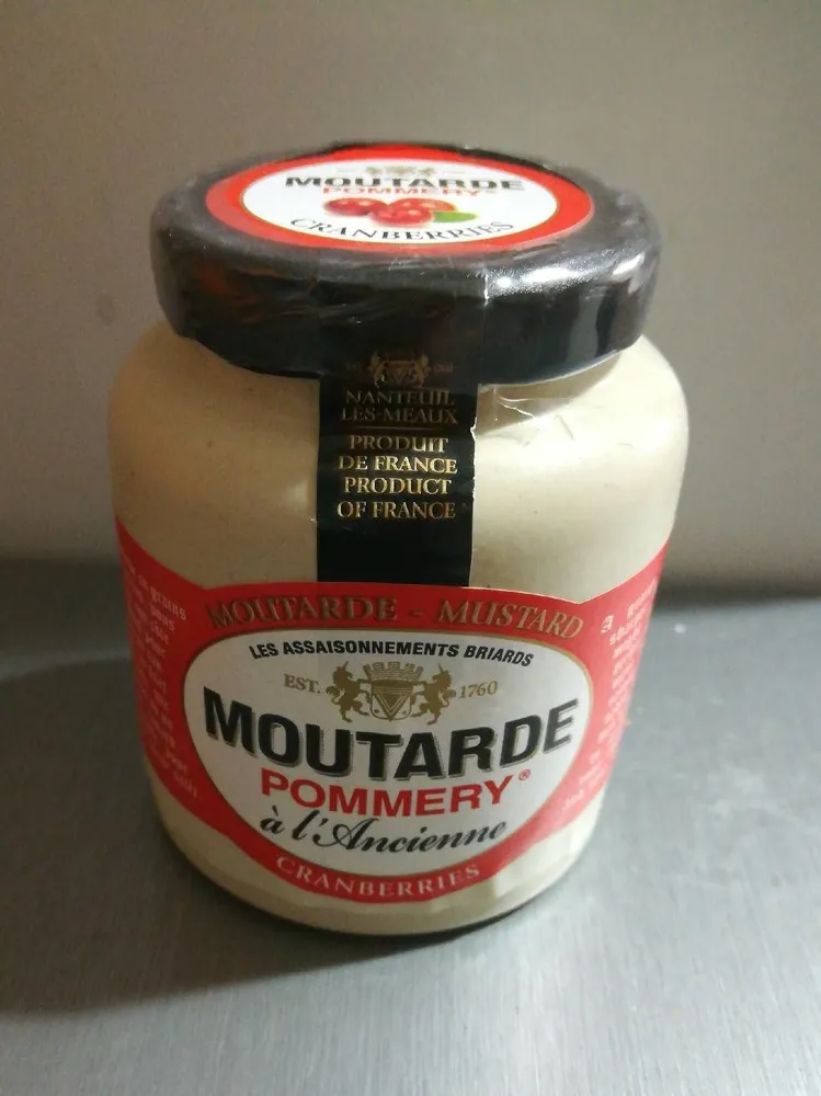 Moutarde de Pommery à l'ancienne Cranberries 100g