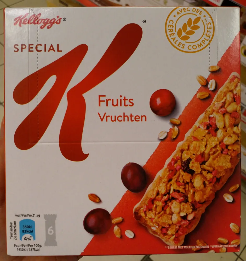 Spécial K Barres Croustillantes fruits rouges