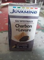 Juvamine Phyto - Charbon + Levure - Gaz Intestinaux - 45 Gélules