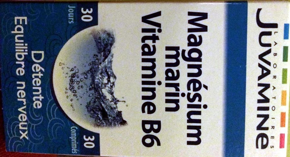 Magnésium marin  Vitamine B6