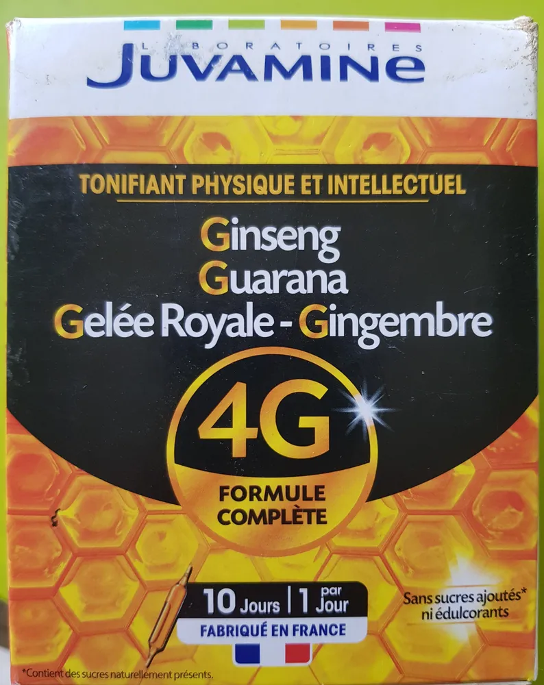 Juvamine Ginseng - Gelée Royale - Guarana - Gingembre