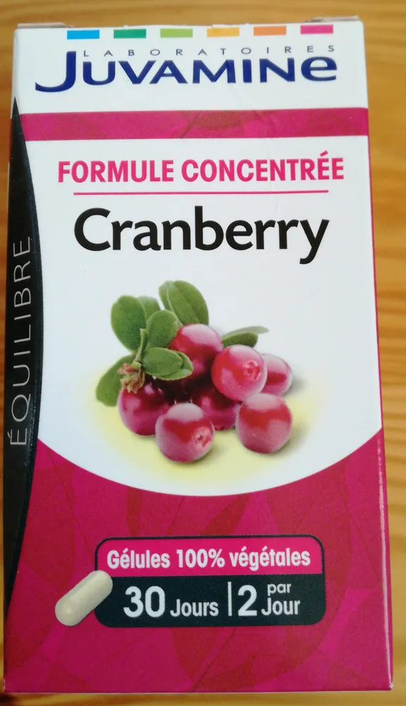 Juvamine Cranberry. BT
