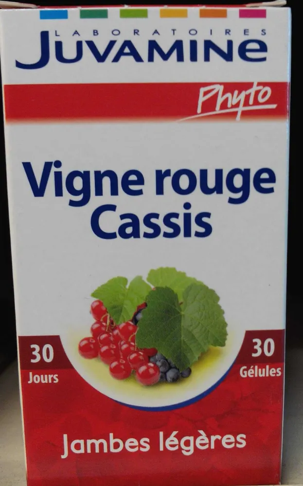 Vigne rouge cassis